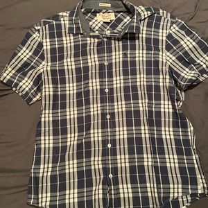 Penguin Short Sleeve Button Down, Men’s Large